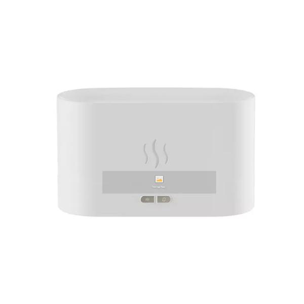 180ML Colorido Cambiavel USB Efeito de Chama Umidificador de Óleo Essencial Simulação de Fogo Smart Mute Aroma Diffuser Com Luz RGB