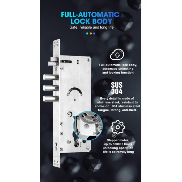 IP68 Waterproof FPC Fingerprint Smart Door Lock Bluetooth Antique