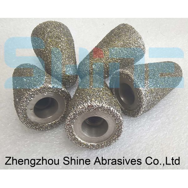 Electroplated diamond mounted points for  durable rotary tools