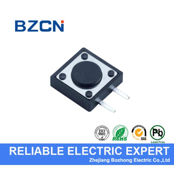 Multi Color Side Pin Momentary Off Push Button , 12X12 mm Tactile Switch