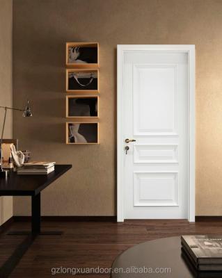 86cm Width White Solid Wood Shaker Interior Doors PU Painting For Church
