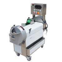 Máquina de cortar zanahorias de doble cabeza eléctrica rotativa de 15 mm 800 kg/h