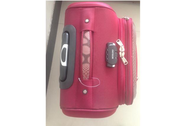 Logo Customized Soft 4 Pieces Eva Iron Trolley Luggage With Lining 170T Polyster