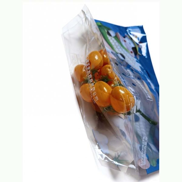 Clear Vented Vegetable Bags Customized Vented Bags For Produce