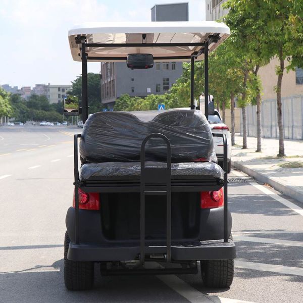 White Used Electric Golf Carts With Trojan Battery CE Approved 4 Seater 275A
