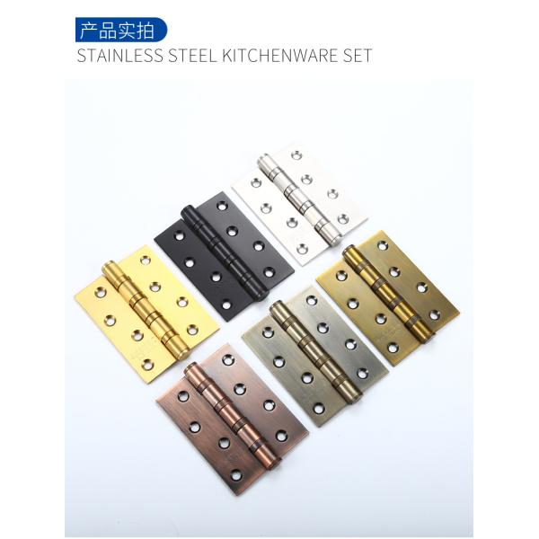 4 Inches Stainless Steel Door Hinges Swing Thick With Soft Close Ball Bearing