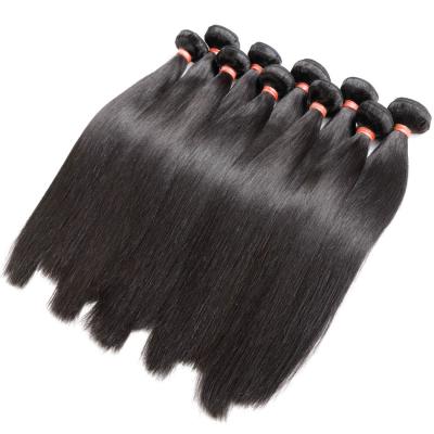 Nenhuma extensão de tecelagem alinhada do Virgin do cabelo humano do Virgin do emaranhado cutícula preta completa brasileira