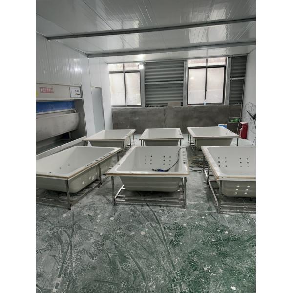 1800mm Whirlpool Massage Acrylic Bathtub for 2 Person Personalized Features Included