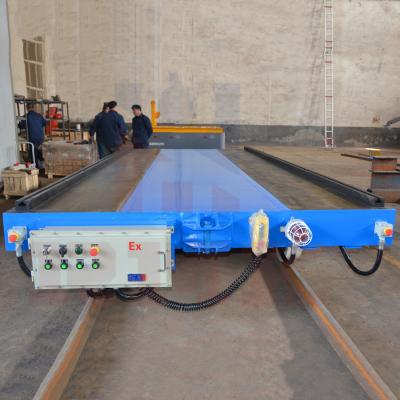 10 Tons Paint Baking Room Transfer Cart Slag Iron Cake Trolley Transfer