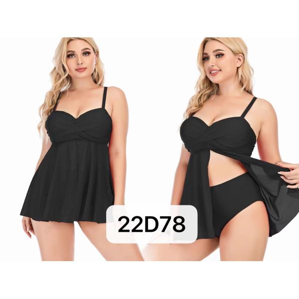 Pink V Neck Large Size Ladies Swimwear Bikini Plus Size Swimming Suits For Women Summer