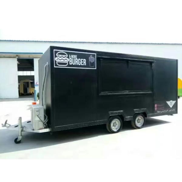Подвижный квадратный кухонный трейлер для приготовления мороженого, пончиков, пиццы и бургеров