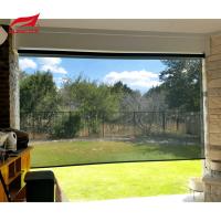 Da janela exterior das cortinas de rolo da tela pátio elétrico feito malha Windproof