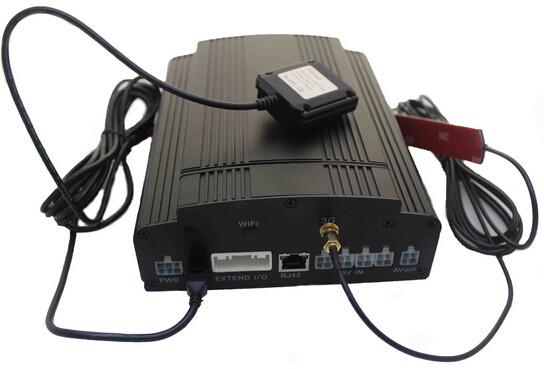 4Ch HDD Mobile DVR Truck Monitoring Digital DVR Support Andriod / IOS 4-Camera Industry-Grade Integrating 3G, Wi-Fi,GPS