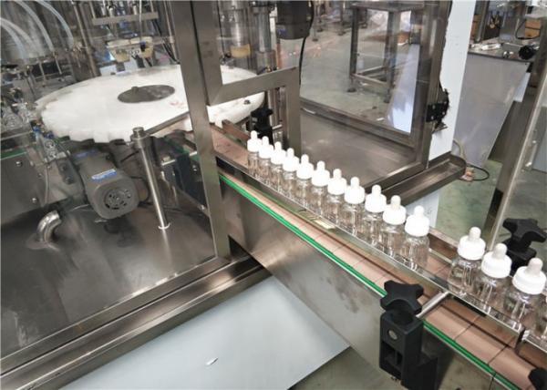 Beverage / Chemical Essential Oil Filling Machine With Color Touch Screen Display