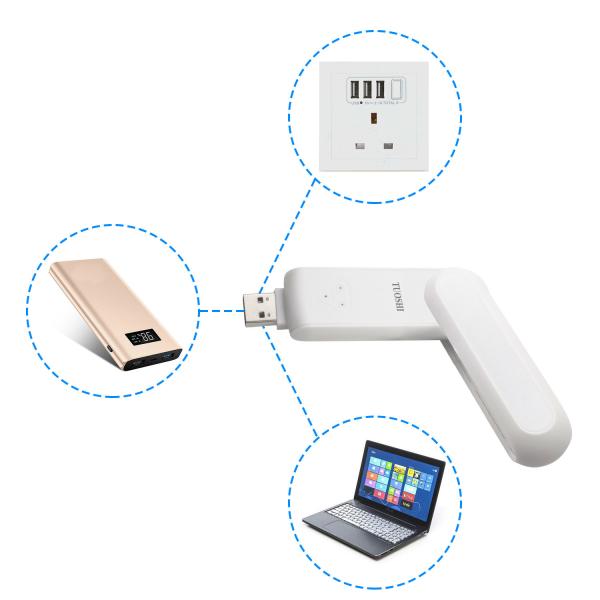 2.4G Tuoshi USB Wifi Range Extender 802.11n 300Mbps Wifi Repeater
