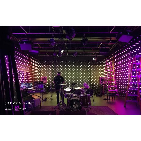 3D Ball Led Stage Light Color Changing DMX Stage Kinetic Lighting Dmx 512 addressable Led Ball