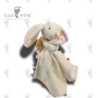 Algodão mau enchido Huggable 26.5cm Loveable de Bunny Navy Plush Comforter PP do quadrado