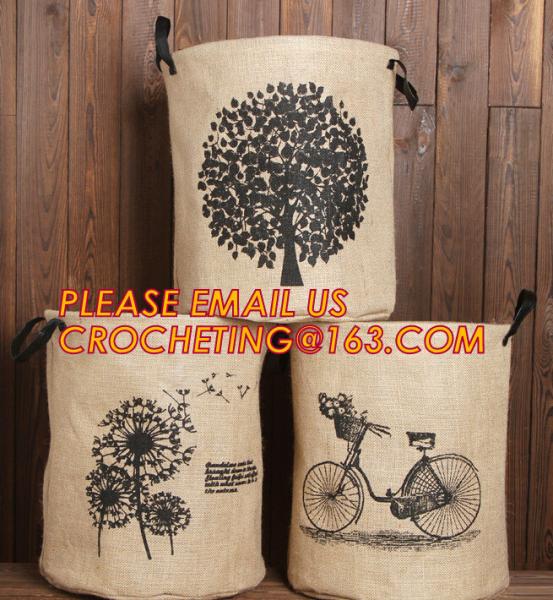 LAUNDRY BASKET, STORAGE BARREL, TOY STORAGE BASKET, CLOTHES LAUNDRY BAGS, COTTON LINEN, STORAGE BAGS