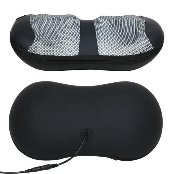 Rechargeable Massage Pillow with Heatable Neck Shiatsu Massage and Infrared Physiotherapy