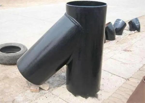 A106b 30° Y Shaped Oblique Pipe Fittings Tees Special Shaped