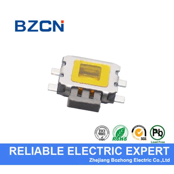 12 Volt SMD Terminal Right Angle Tactile Switch Soldering With Dust Proof Firm