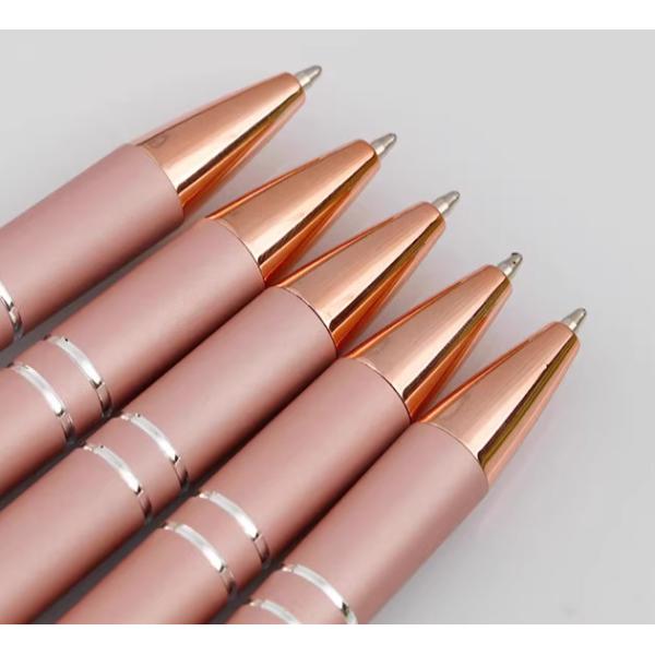 Metal press pen, aluminum rod, touch screen ballpoint pen company gift pen with custom logo exhibition pen