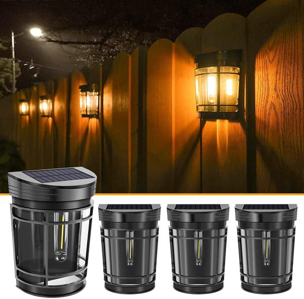 IP65 resistente à água Lâmpadas de jardim LED solar de energia solar