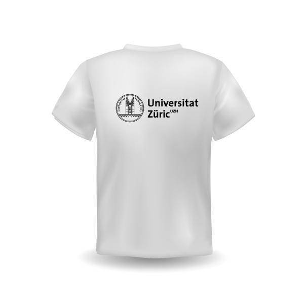Logotipo personalizado Impresión de camiseta universitaria para oportunidades de promoción
