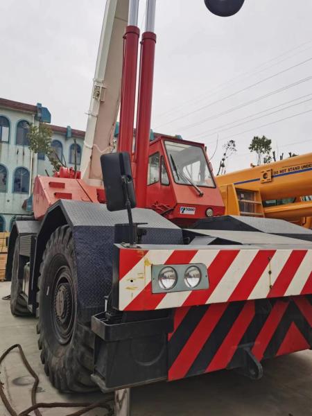 Used TADANO TR500E 55T Rough Terrain Crane with Max. Lifting Height of 41.6m in Japan