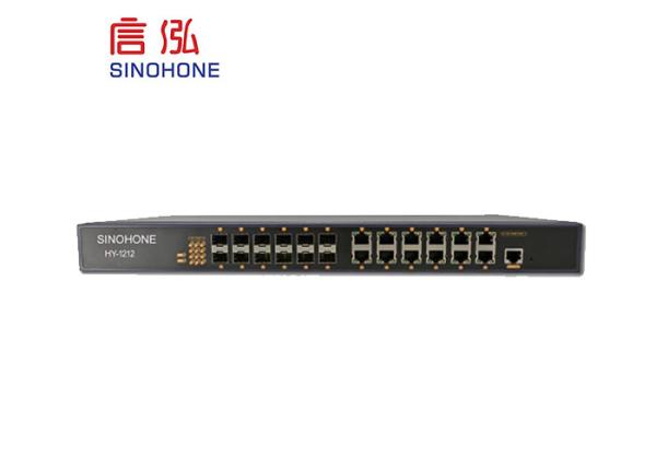 24 Port Fiber Optic Switch Industrial Ethernet Gigabit Switch Support PTN
