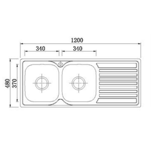 Материал СС 304 раковины проекта современного стиля для шкафа 400мм