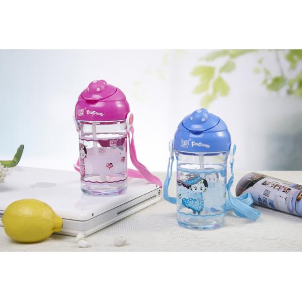 PC children straw cup,plastic cup, children water bottle, handy cup,gift cup,water cup