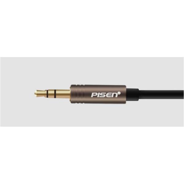 Brand new and original Pisen double 3.5mm stereo audio cable, Pisen 3.5mm stereo audio cable