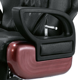 Antique Man Salon Barber Chair Furniture Comfortable With Round Base , OEM Service