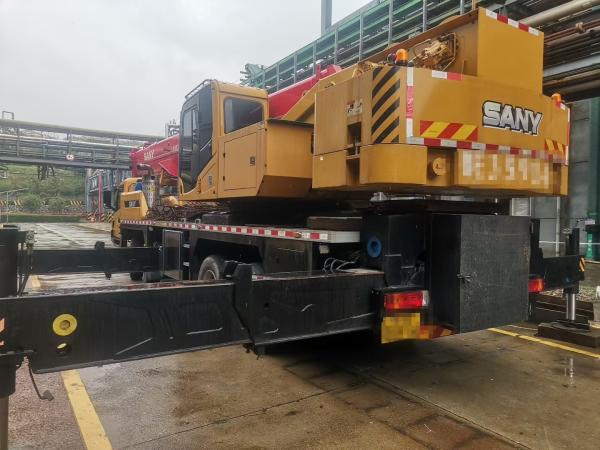 2021 SANY STC500E 50T grúa de camión de segunda mano de 5 secciones