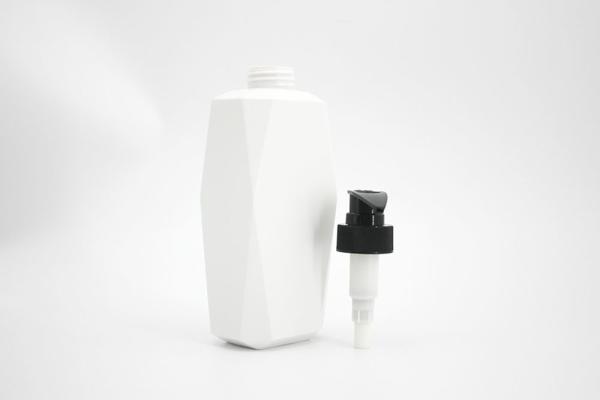 550ml HDPE 32mm Hair Mask Plastic Pump Bottle Irregular Shape