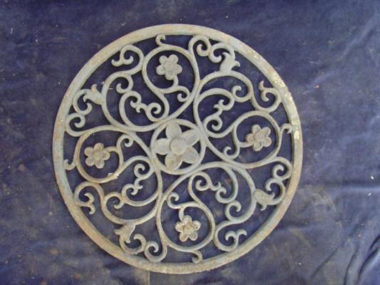 Durable Metal Art Iron Door Mats Outdoor Decorative Metal Entrance Mat