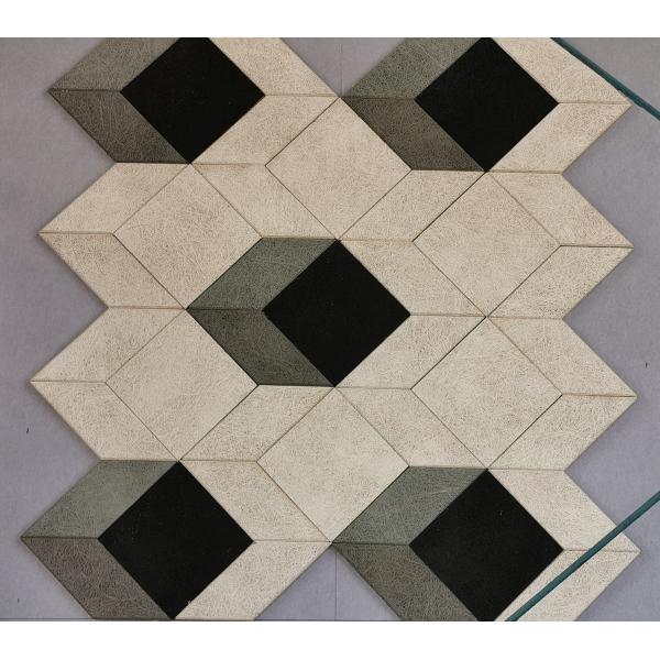 Triangle Dulux Painting Wood Wool Acoustic Panel Office Wall Soundproof tiles