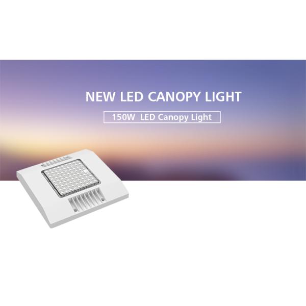 Белым приведенная цветом сень бензоколонки освещает 165lm/w 100w 150w IP66 IK10 85 градусов