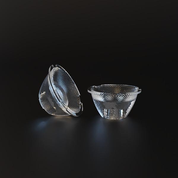 NO Color Drift RGBW Mixing PMMA LED Lens For Smart Control Light VA 24°
