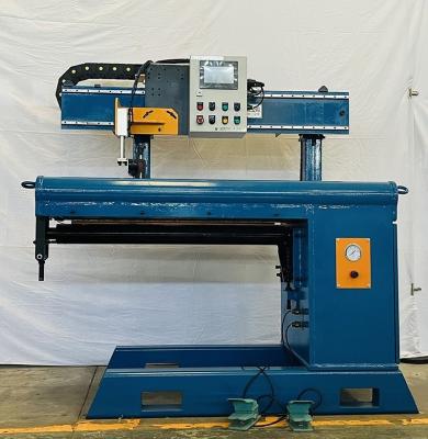 Automatic Zinc Coated Chimney Longitudinal Seam Welder 115 - 700mm Welding Diameter Customizable