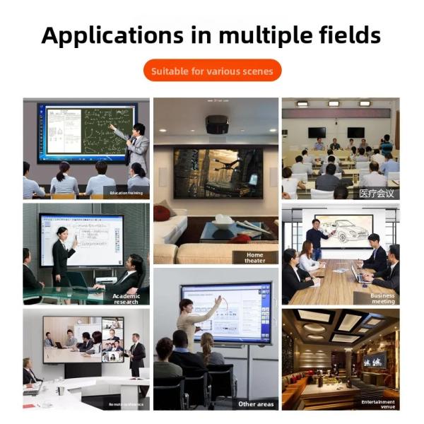 Big Size 98'' 110'' Interactive Board for Teaching Conference Touch Screen Display Kindergarten Classroom Electronic Whiteboard