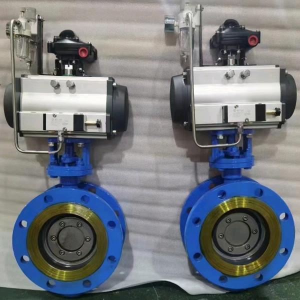 Pneumatic Butterfly Valve DN25-1000 with Rack Pinion Actuator