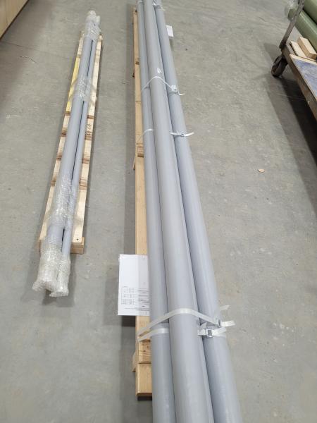 12 Meter FRP Pipe 50PSI-150PSI Dia 4 Inch Fiberglass Tube