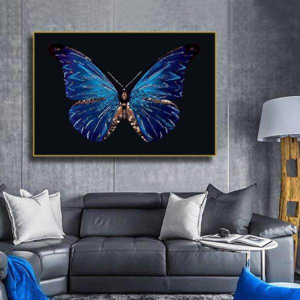 Entrance Living Room Decoration Crystal Porcelain Painting Digital Printing Custom Design