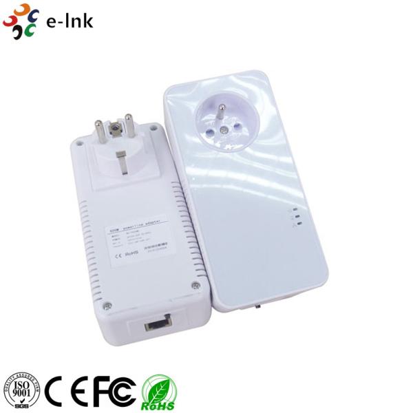 adaptateur d'injecteur de PoE de ligne à haute tension de la fonction émulation 1200Mbps avec la prise de puissance