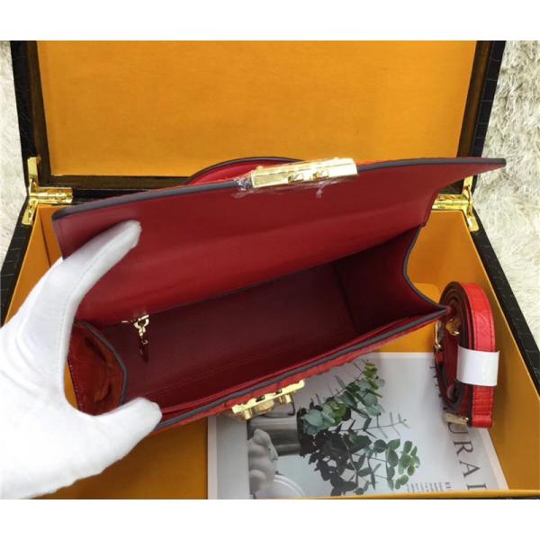 Genuine Alligator Skin Key Lock Closure Lady Small Handbag Authentic Crocodile Leather Women Flap Purse Shoulder Bag