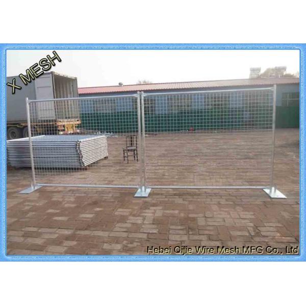 Welded Galvanized Temporary Mesh Fencing , Portable Outdoor Fence 2.4 X 2.1 Metres