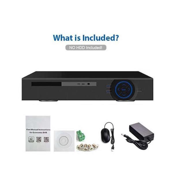Vente à chaud H.265 1080P Tube extérieur Caméra IP de sécurité 4 canaux POE NVR Kit