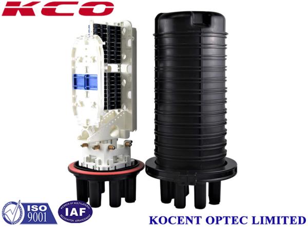 Water Proof IP68 Optical Fiber Enclosure 1 X 64 Splitter Splice 288 Cores